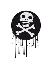 graffiti tropfen kreis pirat logo ruder lenkrad anker boot schiff schwimmen meer matrose kapitän segeln segelschiff seemann yacht reise wasser verein club segelboot