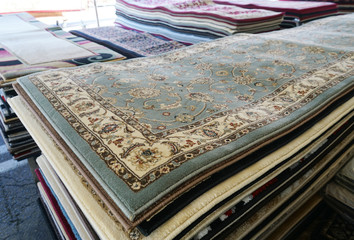close up on stacking carpet for sale