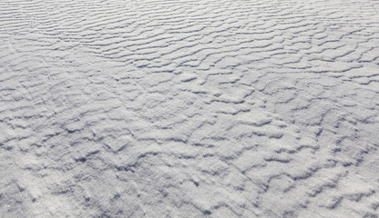 Fototapeta na wymiar Snow drifts in winter