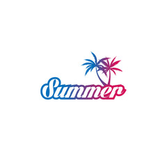 summer logo template