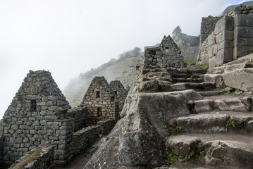 Fototapeta na wymiar Machu Picchu, a Peruvian Historical Sanctuary in 1981 and a UNESCO World Heritage Site in 1983.