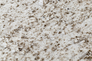 Dirty snow on the road