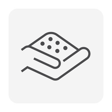 hand holding soil icon clip art preview