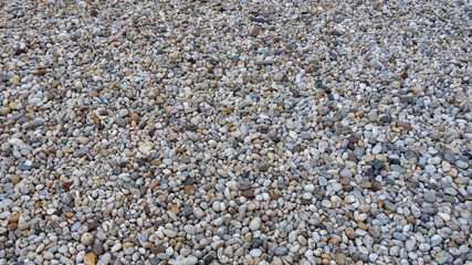 Pebbles on the ground