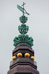 Fototapeta na wymiar Tower of the Christiansborg Palace