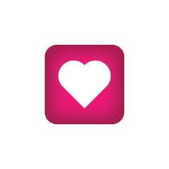 Pink love logo