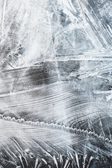Fototapeta premium Detailed background texture of ice as a texture or background