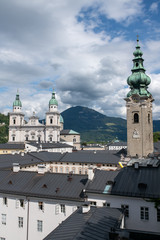 view of the roofs of Salzburg