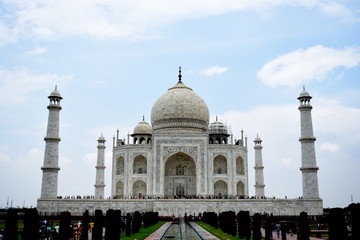Obraz premium The Taj Mahal, Agra, Uttar Pradesh, India.