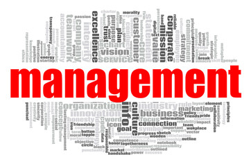 Management word cloud