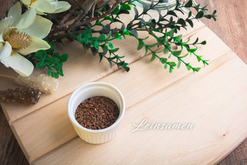 Gesunde Leinsamen  Bio Essen