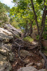 Trekking course at Bukhansan national park