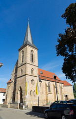 Fototapeta na wymiar Kirche in Ingenheim