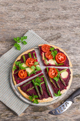 Pizza with vegetables