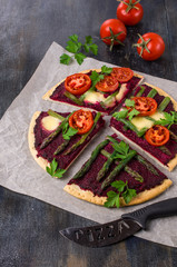 Pizza with vegetables