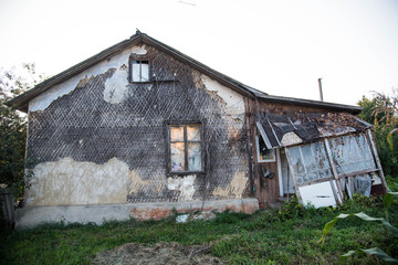 old wooden house in Ukraine