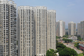 Fototapeta na wymiar Hong Kong residential district