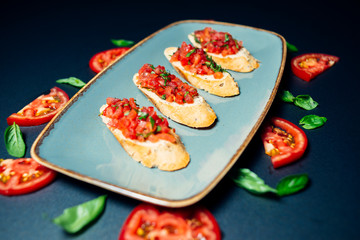 brusquets With tomatoes