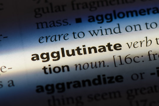 agglutinate