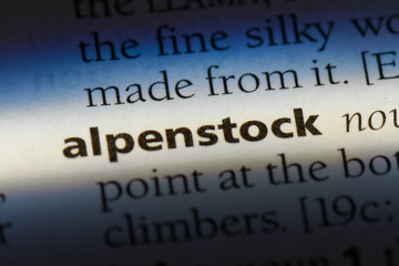 Obraz premium alpenstock