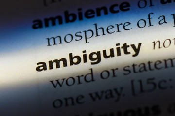 Obraz premium ambiguity