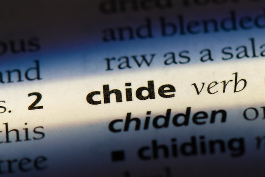  chide
