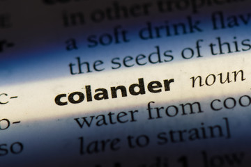 Obraz premium colander