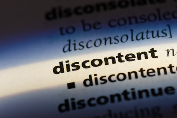 Obraz premium discontent