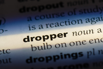 Obraz premium dropper