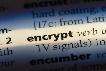 Obraz premium encrypt