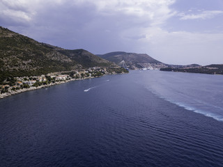 Beautiful landscape in Croatia Near Dubrovnik