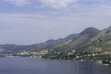Beautiful landscape in Croatia Near Dubrovnik