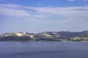 Beautiful landscape in Croatia Near Dubrovnik