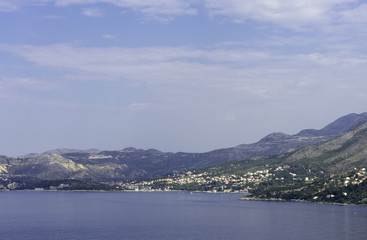 Fototapeta premium Beautiful landscape in Croatia Near Dubrovnik