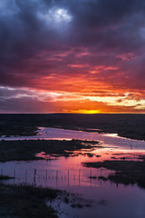 Fototapeta premium Sunset in Ecuador