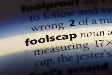  foolscap