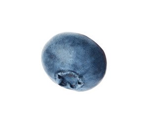 Whole fresh tasty blueberry on white background