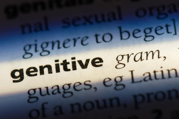  genitive