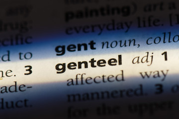 Obraz premium genteel