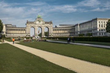 Obraz premium Parc du Cinquantenaire with in Brussels, Belgium