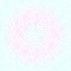 Elegance seamless paisley floral pattern in damask style.
