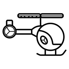 helicopter icon, vector copter, helicopter airline transportation