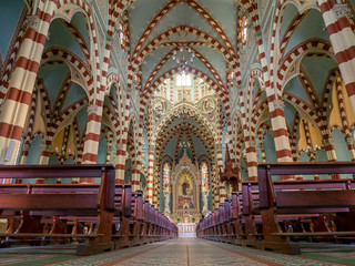 Fototapeta na wymiar Santuario Nuestra Señora del Carmen in Bogota, Colombia. South america
