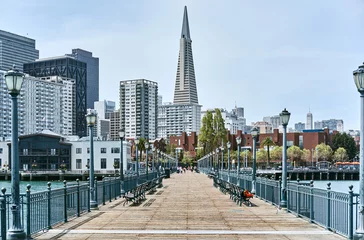 Foto op Plexiglas San Francisco Pier 7 in San Francisco, Californië, VS
