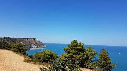 Panorama verso Portonovo , Ancona , Italy