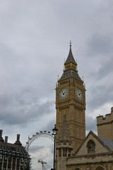 Fototapeta na wymiar Vista del Big Ben a Londra, Regno Unito