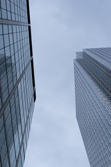 Fototapeta na wymiar Grattacieli in Canary Wharf (distretto finanziario), Londra, Regno Unito