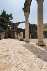 Fototapeta premium Kursi National Park at Golan Heights