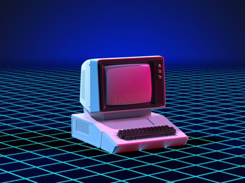 80s style personal computer