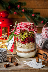 Christmas Cookie Mix in a Jar